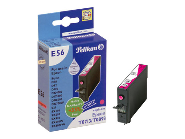 Patrone Epson Pelikan T071/T089 340 comp. Magenta