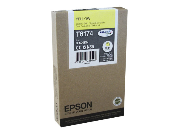 Epson C13T617400|T6174 Tintenpatrone gelb High-Capacity,