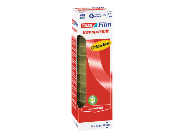 tesa Film transparent, 12er-Pack