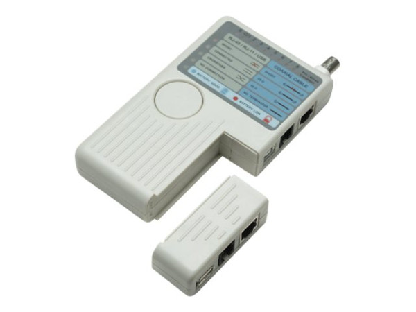 Kabeltester Intellinet 4-in-1 RJ45/RJ11/USB/BNC beige