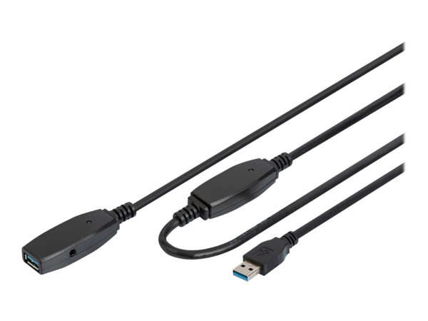 Digitus Digitus Aktives USB 3.0 Verlängerungskabel, 15 m