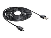 USB Kabel Delock A -> mini A St/St 3.00m sw Easy USB