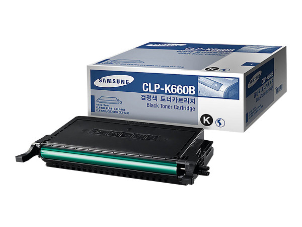 Samsung Sams Toner BK CLP-K660B Toner Schwarz 5500 Blatt