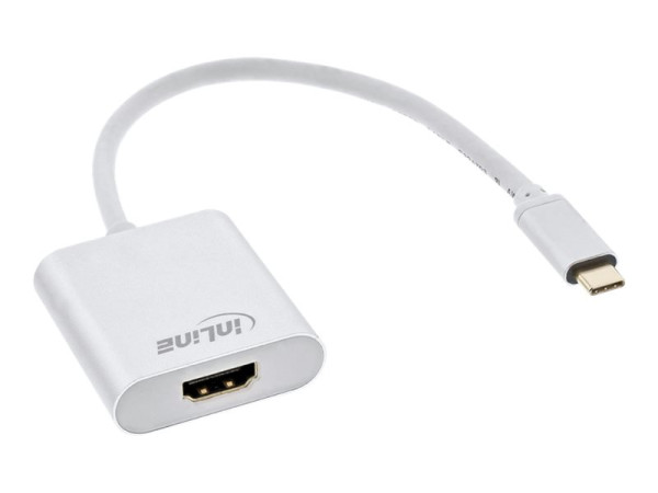 InLine USB Display Konverter, USB Typ-C Stecker zu HDMI Buc