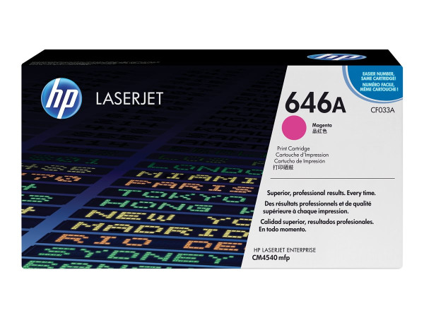 HP CF033A Tonerkartusche magenta, 12.500 Seiten/5% für