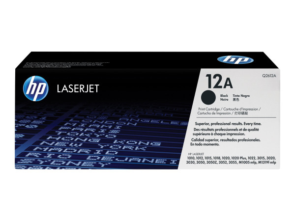 Toner HP 12A schwarz 2000 Seiten Q2612A