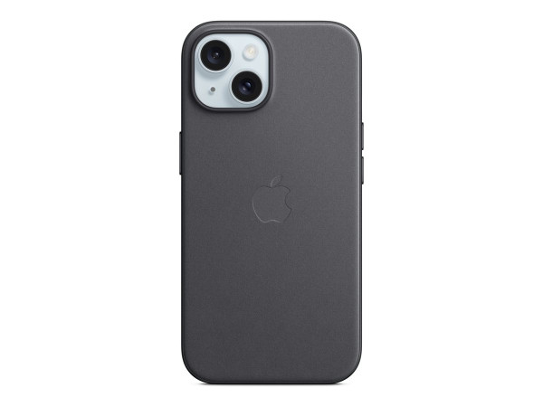 Apple Feingewebe Case mit MagSafe (schwarz, iPhone 15)