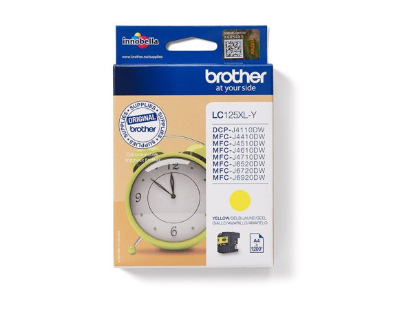 Brother Tinte LC-125XLY gelb