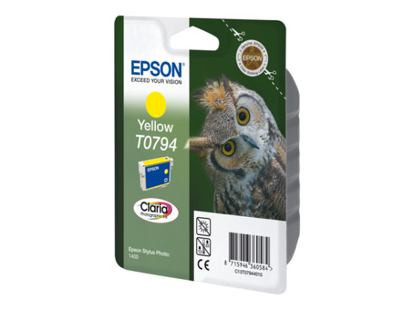 Epson C13T07944010|T0794 Tintenpatrone gelb, 715 Seiten,