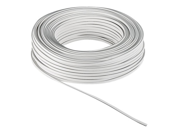 Goobay LSK 2X0.5 WEISS -10m CU Lautsprecherkabel wei?