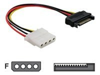 Kabel Strom Adapter SATA -> Molex 4-polig