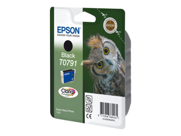 Epson C13T07914010|T0791 Tintenpatrone schwarz, 470 Seiten,