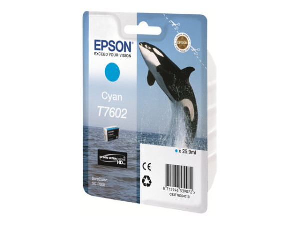 Epson Tinte cyan C13T76024010 Tinte Cyan 25,9 ml