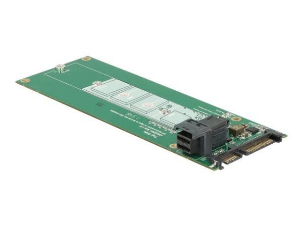 DeLOCK Konverter SATA 22P>M.2 NGFF Key M SAS,