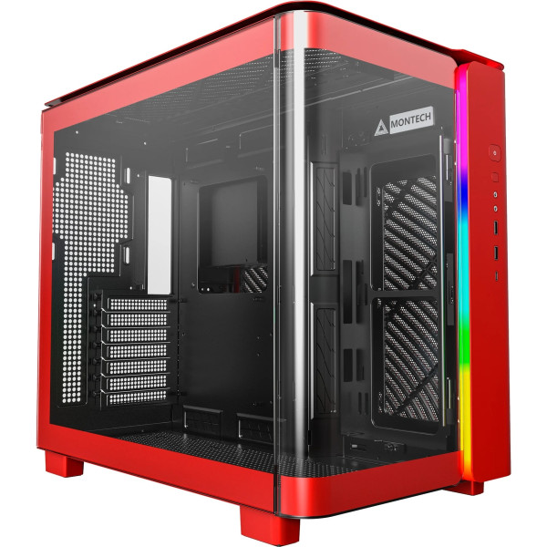 Montech KING 95 (rot, Tempered Glass x 2)