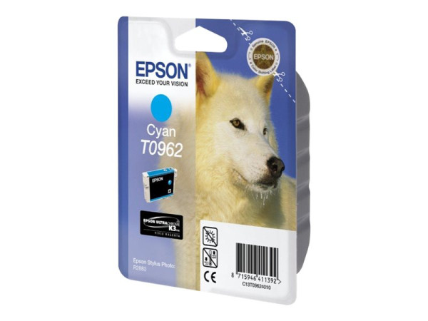 Epson C13T09624010|T0962 Tintenpatrone cyan, 1.505 Seiten,