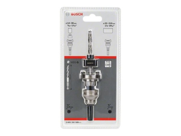 Bosch Sechskantadapter für Lochsägen Hex 9,5mm Adapter für