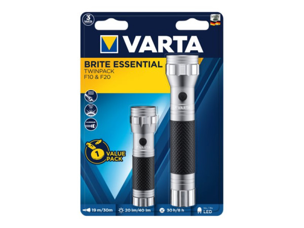 Varta Vart LED Taschenl. Brite Ess. Twinpack | 15608 +