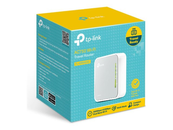 TP-Link TL-WR902AC Pocket Router AC750 weiß/grau
