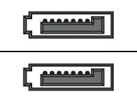 Sharkoon Sata III Kabel 90° sleeve 0,30m grün, 30 cm SATA