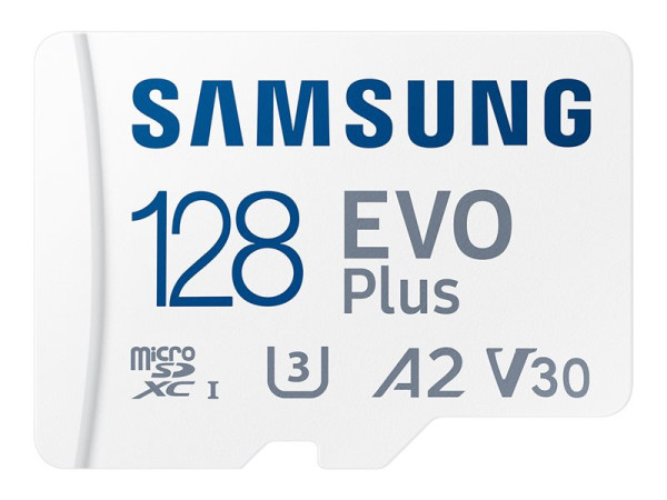 Samsung EVO Plus 128 GB microSDXC (2024) (weiß, UHS-I U1,