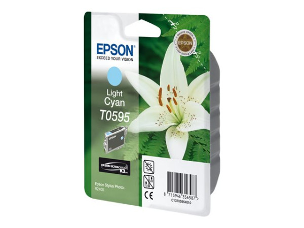 Epson C13T05954010|T0595 Tintenpatrone cyan hell, 520