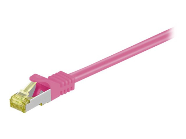 Goobay Patchk. CAT6A 500Mhz SFTP 7,50m LSZH pink