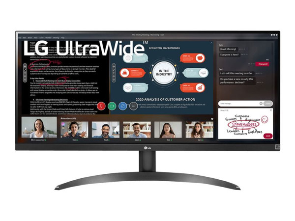 LG 29WP500-B UltraWide - IPS-Panel, HDR10, 2x HDMI