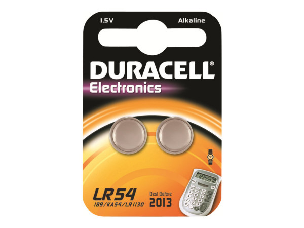 Duracell Electro (Blis) LR54 1,5V 2er, Batterie null