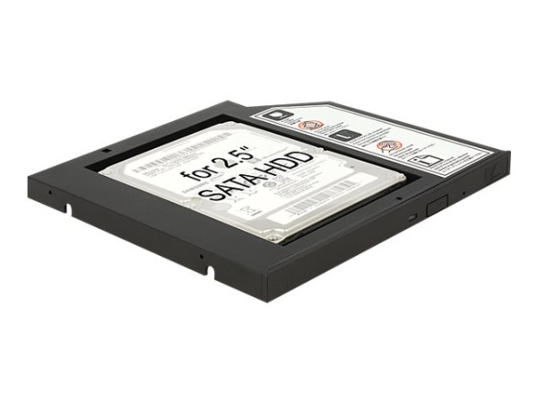 IT Produkte DeLOCK UltraSlim 5.25 Drivebay Rahmen für 2,5"