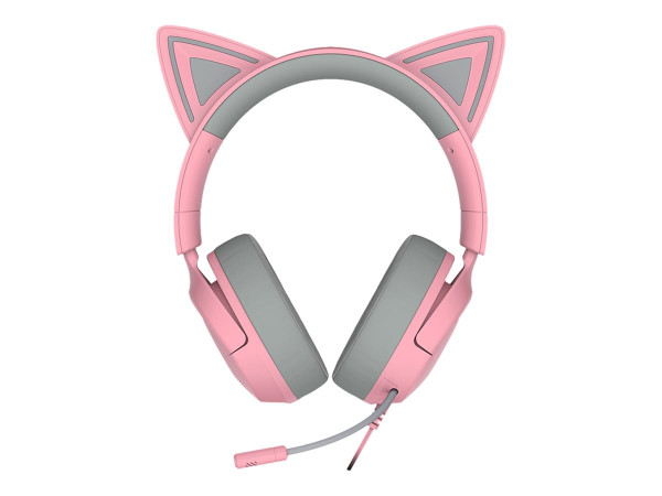 Razer Kraken Kitty V3 X Quartz (rosa/grau,