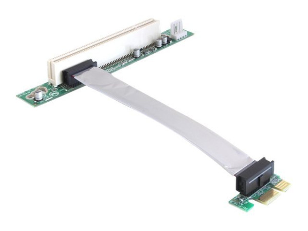 Riser Card Delock PCIe x1 -> PCI 32bit 5v flexibles Kabel