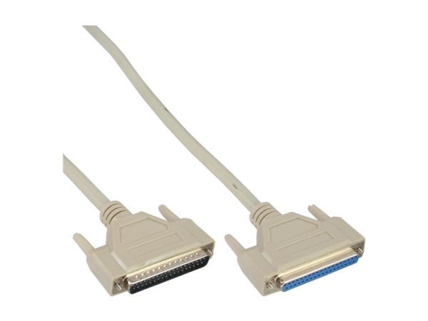 InLine® Serielle Verlängerung, 37pol Stecker / Buchse, 1:1