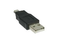 InLineÂ® USB 2.0 Adapter, Stecker A auf Mini-5pol Stecker