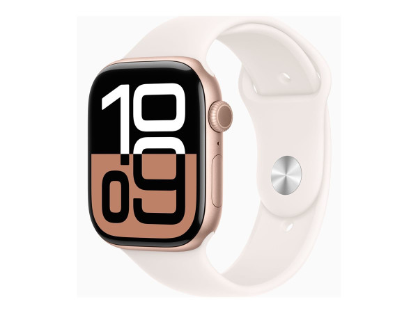 Apple Watch Series 10 (roségold, Aluminium, 46 mm,