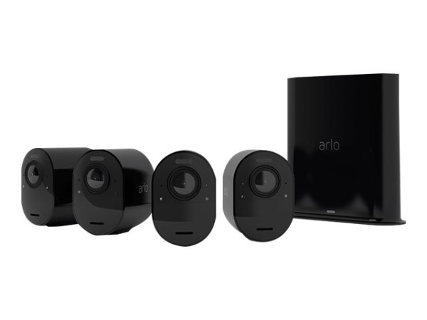 Arlo Ultra 2 Spotlight Kamera 4er Set bk | 4K-Kamera