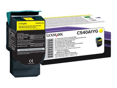 Lexmark C540A1YG Toner gelb return program, 1.000 Seiten