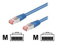 Kabel Patchkabel RJ45 10m CAT5e blau