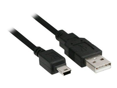 InLine® USB 2.0 Mini-Kabel, Stecker A an Mini-B Stecker