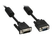 InLine® DVI-A Kabel, analog 12+5 Stecker auf 15pol HD