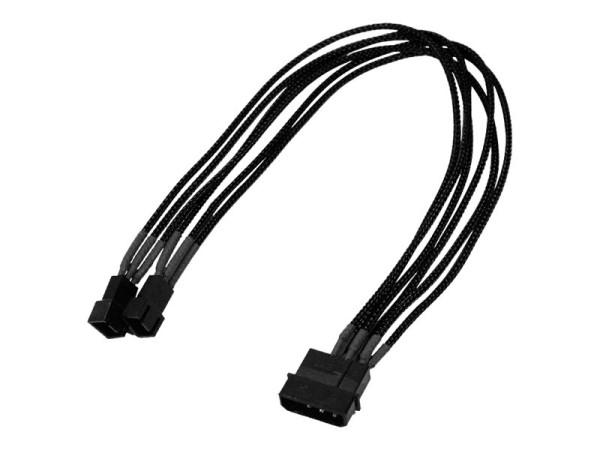 Kabel - Stromkabel Nanoxia 4-Pin Molex - 2x3-Pin 30 cm