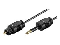 Kabel optisch Toslink-Stecker > 3,5mm Mini Stecker 1m