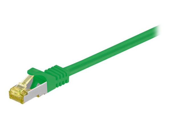 Goobay Patchk. CAT6A 500Mhz SFTP 0,25m LSZH grün