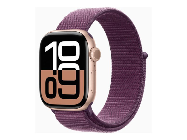 Apple Watch Series 10 (roségold, Aluminium, 42 mm, Sport