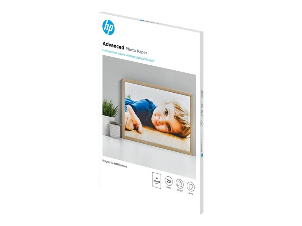 Fotopapier HP Advanced Glossy A3 20 Blatt Q8697A