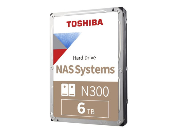 Toshiba Tosh 6TB N300 Gold Bulk 7200/SA3 NAS HDD