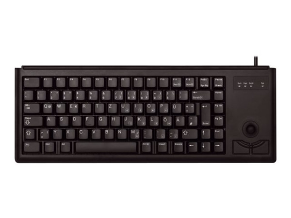 Cherry COMPACT-KEYBOARD G84-4400, Tastatur schwarz Kabel