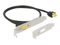 DeLOCK Slotbech SATA->SATA 8P Bu/St 60cm