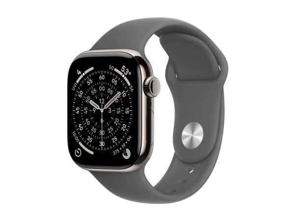 Apple Watch Series 11 (Titan Natur, Titangehäuse, 42 mm,