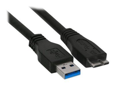 InLine USB 3.0 Kabel, A an Micro B, schwarz, 1m